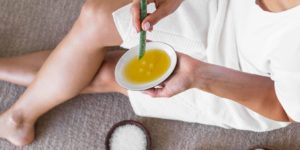 self-care concept for skin health